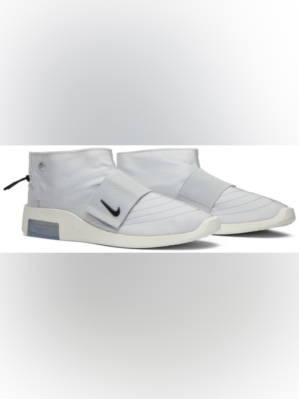 Nike Air Fear of God Moccasin Pure Platinum Sneakers Men’s Size 10.5